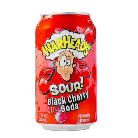 Warheads Black Cherry Sour Soda 330ml EU
