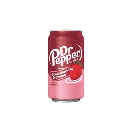 Dr Pepper Strawberries & Cream 355ml USA