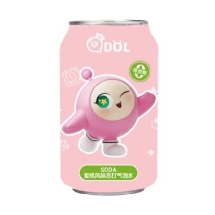 QDol Egg Party Jasmine Peach Flavor Sparkling Drink 330ml