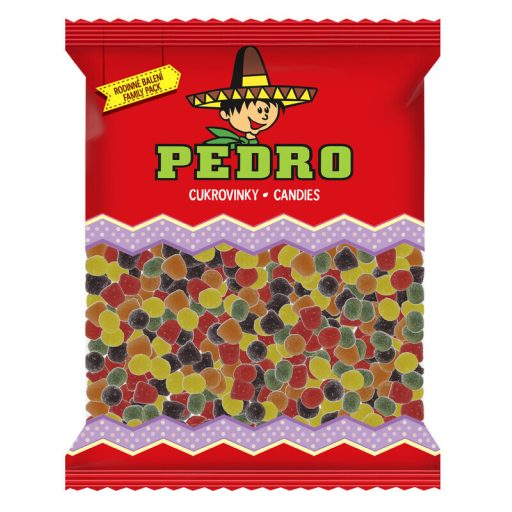Retro Zselé gumicukor Jelly Fruit Mix Pedro 1kg Glutenmentes