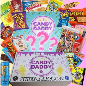   Candydaddy Best Off Édesség - Snack válogatás Ajándékdobozban