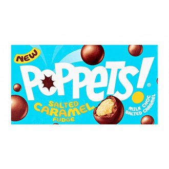 Poppets Milk Choc Coated Salted Caramel Fudge 40g