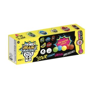   Brain Blasterz Sour Candy I Savanyú cukorka Alma és eper 45g