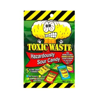   Toxic Waste hazardously sour candy | Veszedelmesen Savanyú Cukorka 57g