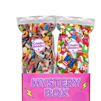 Savanyú - Édes gumicukor mystery box 1000g