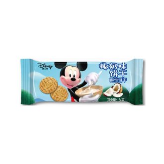   Binqi & Disney Mickey Coconut Milk Cookies 54g - kókuszos kekszek