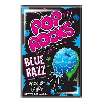 Pop Rocks Blue Razz kék áfonyás robbanó cukorka 10g
