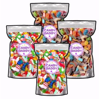    Édes & Savanyú Gumicukor Mix Csomagajánlat – 4x1 kg-os Válogatás