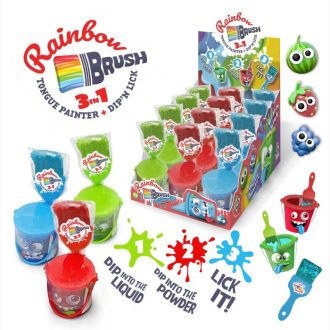 RAINBOW BRUSH TONGUE PAINTER DIP’N LICK (45G)