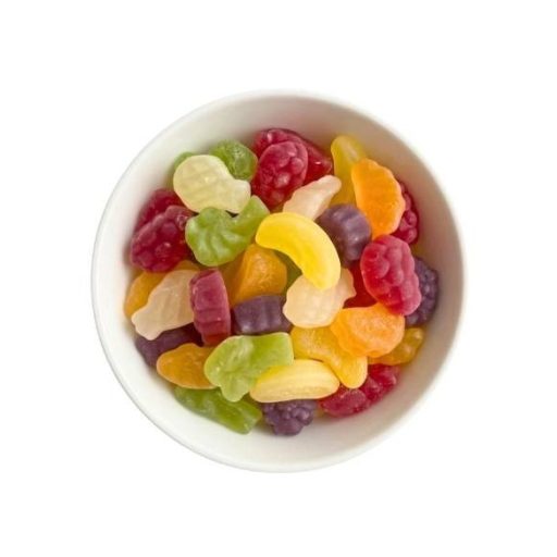 Zselével töltött Trópusi Gumicukor mix 1 kg Pedro Gluténmentes